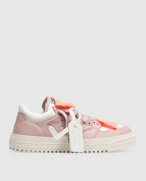 Off-White Розовые комбинированные кроссовки 3.0 Court OF06206102