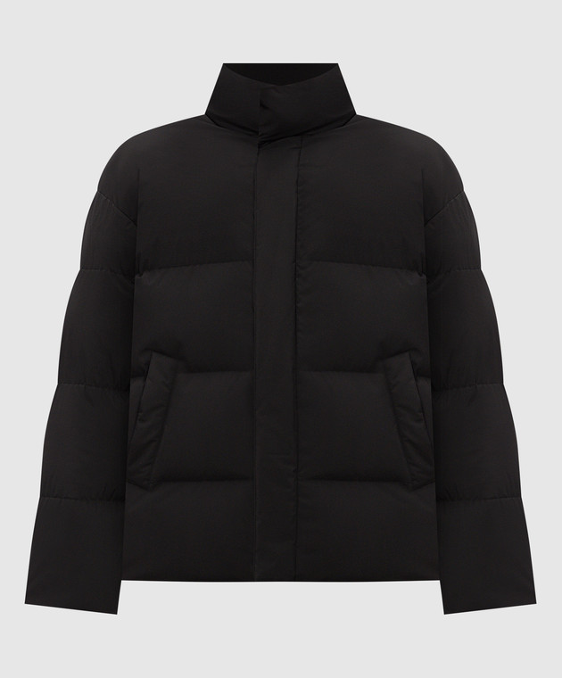 Saint Laurent Черный пуховик 875289YZ9EF