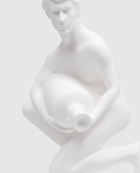 Palais Royal Декоративна біла порцелянова статуетка Zodiac Aquarius man 4514