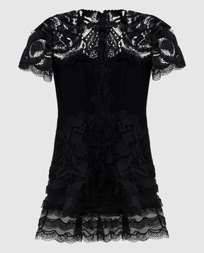 Simkhai Черное платье мини Paislee SI1095H