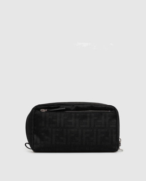Fendi Черный несесер в монограммы шаблон 8N0216B16F