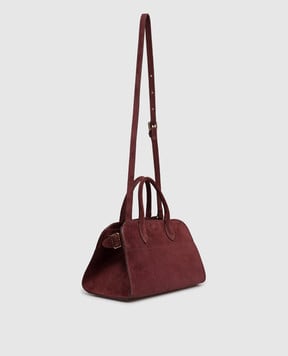 Babe Pay Pls Бордова замшева сумка 6244