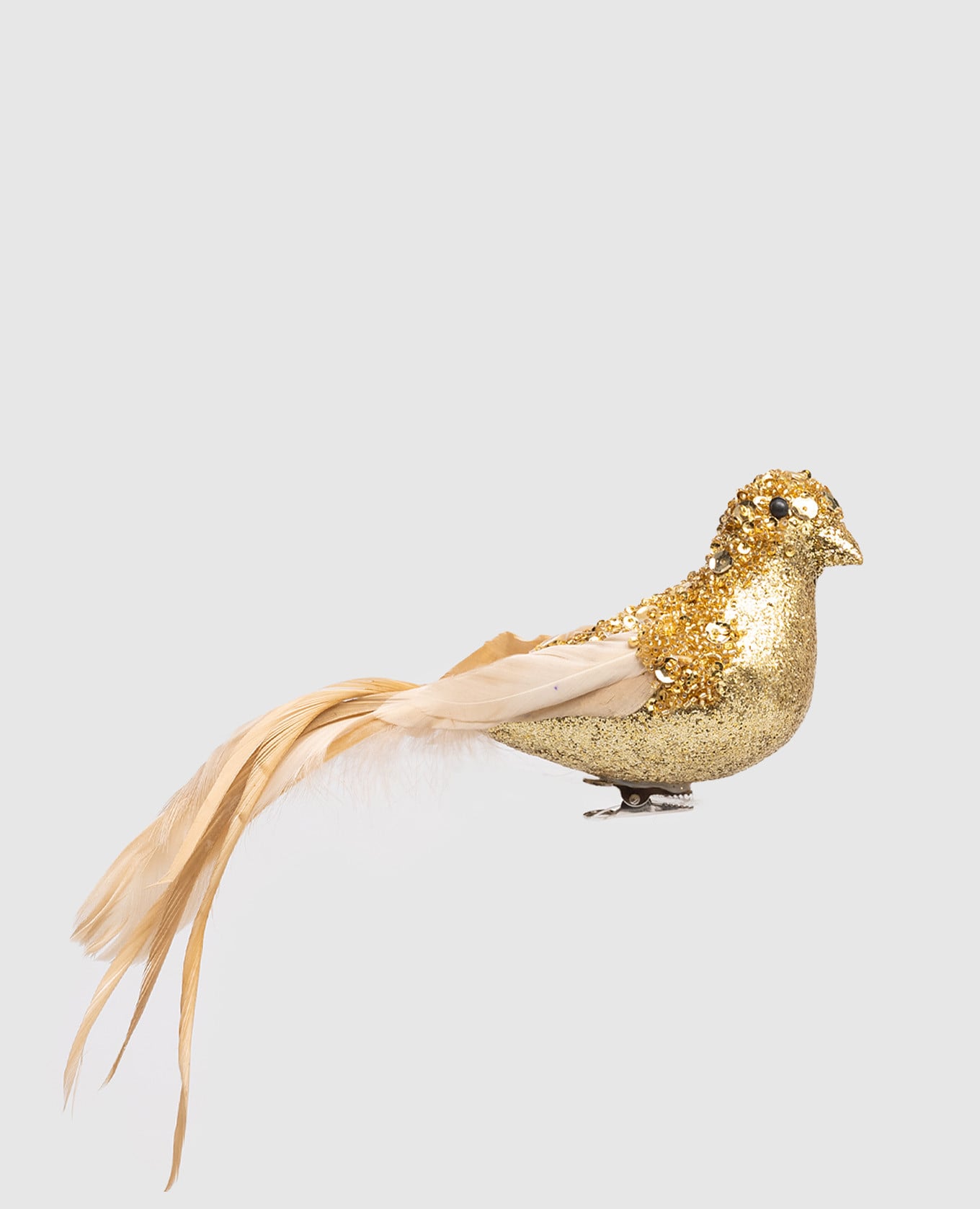 

Елочная игрушка Bird, Золотистый, Елочные украшения