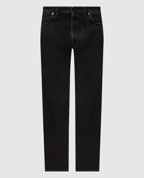 Stone Island Чорні джинси з патчем логотипа L2S14J100005S0J32