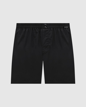 Dolce&Gabbana Чорні труси-боксери вільного крою M3A12TON0ED