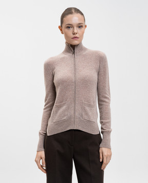 Ermanno Scervino Коричневий кардиган з кашеміру D475N315KCY