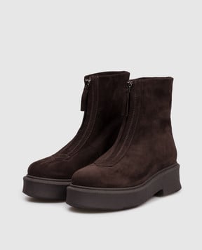 Babe Pay Pls Коричневі замшеві черевики 421203ZA