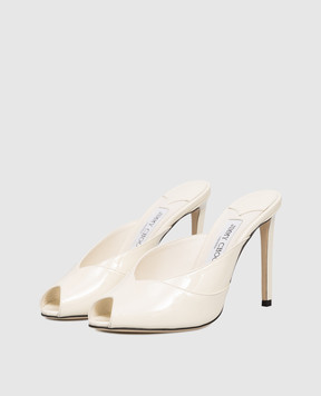 Jimmy Choo Шкіряні лаковані мюлі Brigitte BRIGITTEMULE100PAT