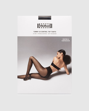 Wolford Чорні колготи Tummy 20 den 18517