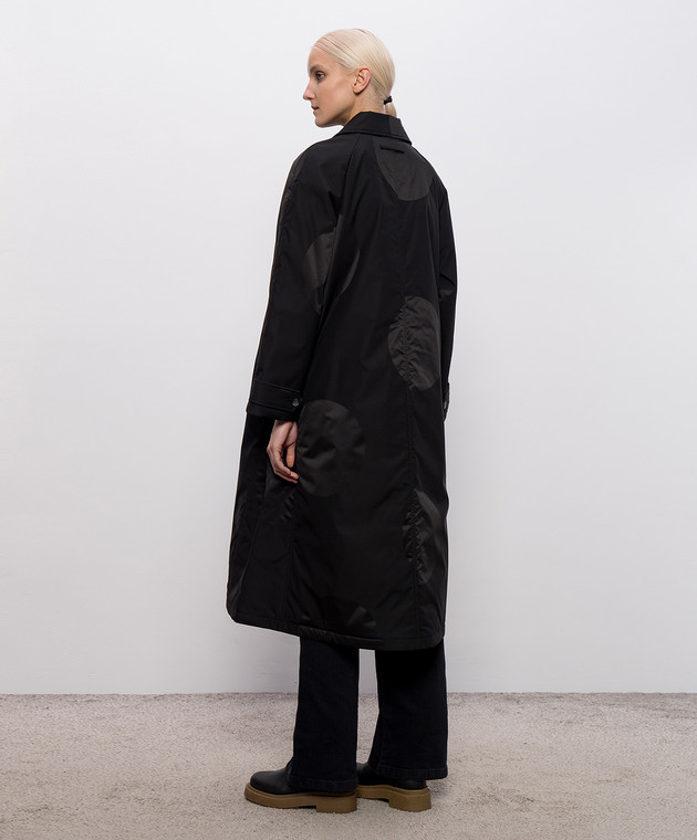 Max & Co Чорне пальто BALIA в горох MCOBALIA зображення 4