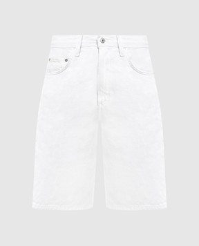 CITIZENS OF HUMANITY Белые джинсовые бермуды Court 22821248