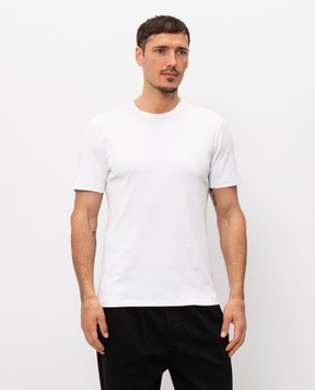 Brunello Cucinelli Біла футболка в рубчик MR8301336