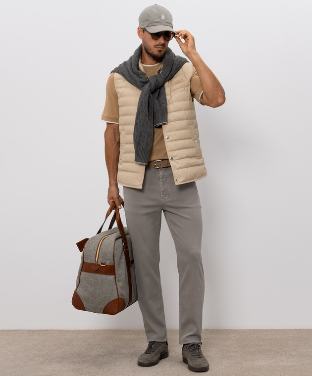 Brunello Cucinelli Футболка коричневого цвета M0B137427 изображение 2