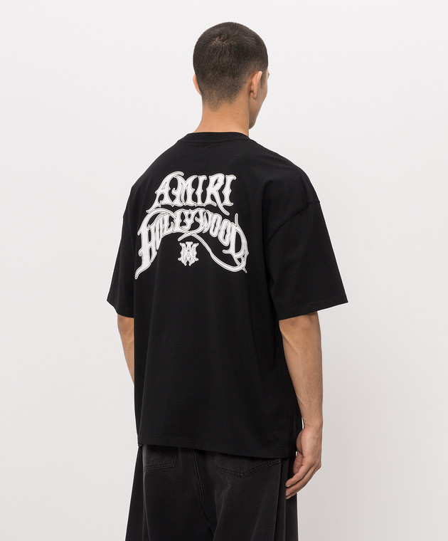 AMIRI Черная футболка HOLLYWOOD AMTOJR1189 изображение 4