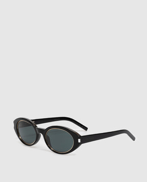 Saint Laurent Черные солнцезащитные очки Rim A003D0Y9956
