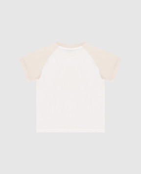 Dolce&Gabbana Дитяча біла футболка з принтом L1JTHWG7PNJ