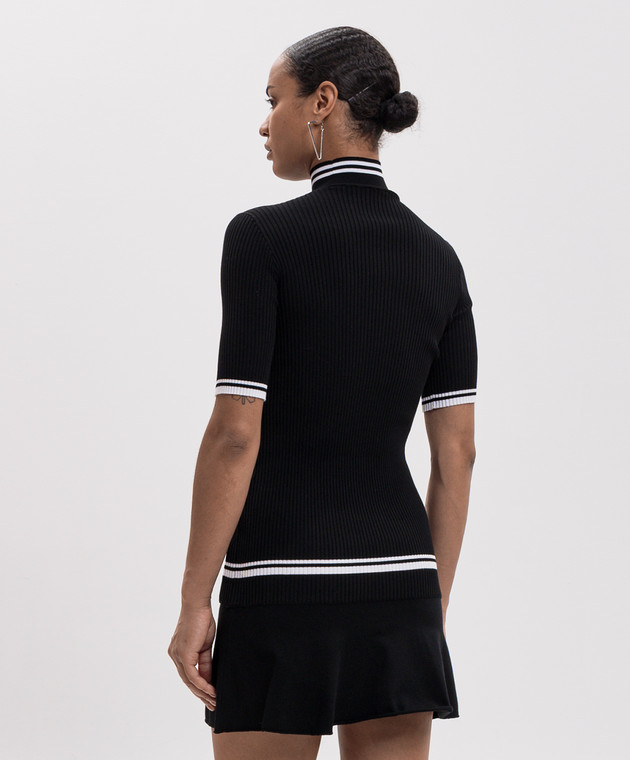 Off-White Чорна сукня міні 2FU00528T зображення 4