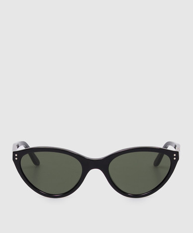 Черные очки Cateye