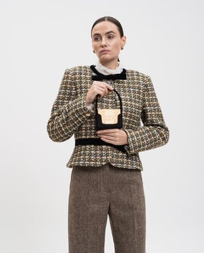 Valentino Золотистый минодьер Minaumorphe с кристаллами Swarovski 7W0B0S45EZJ