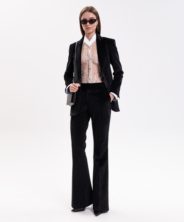 Tom Ford Блуза цвета айвори из кружева CA3398FAX1884 изображение 2