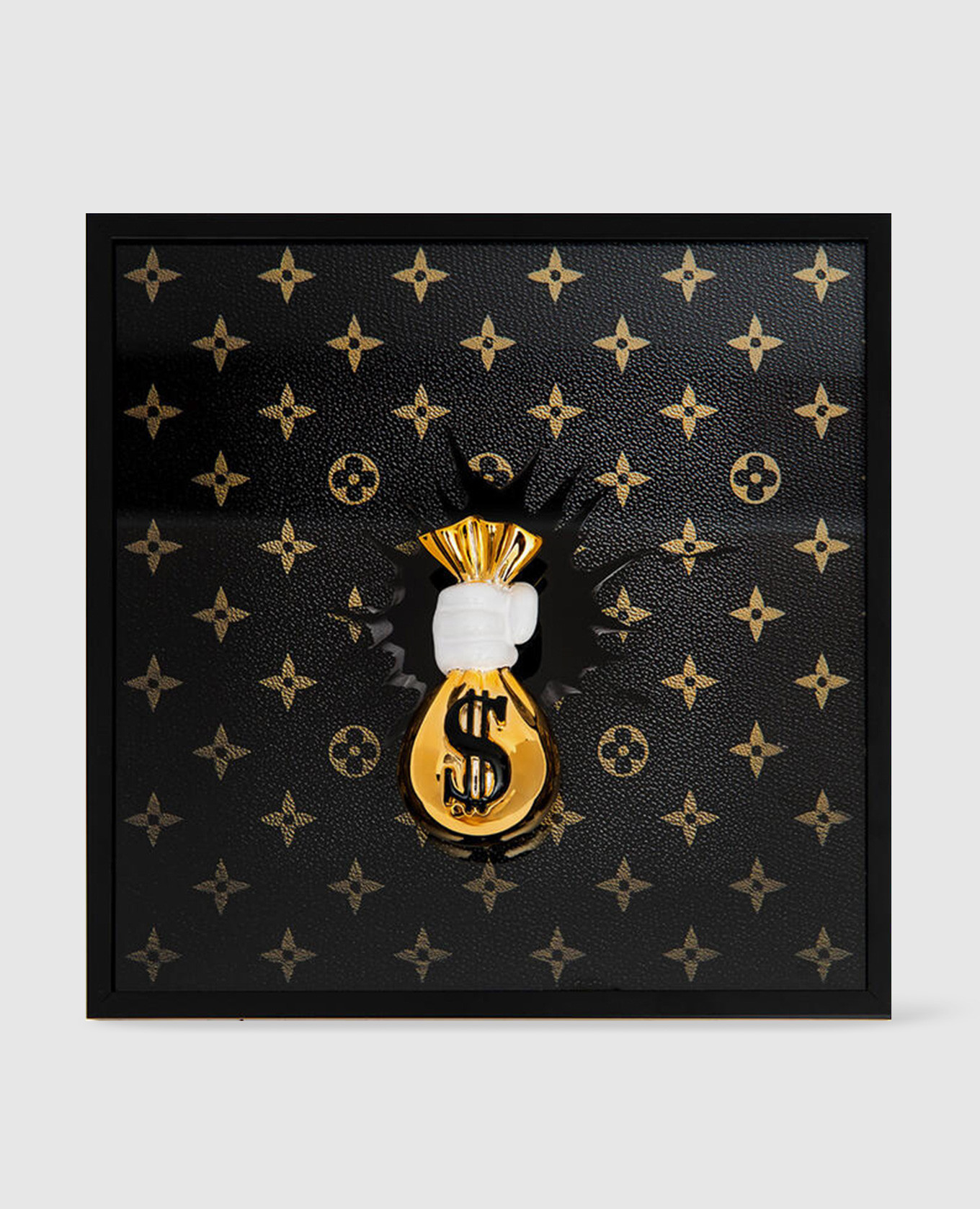 Черная картина Money Bag