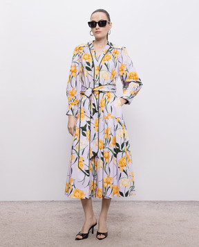 Christy Lynn Фіолетова сукня Layla в квітковий принт CLD149F80