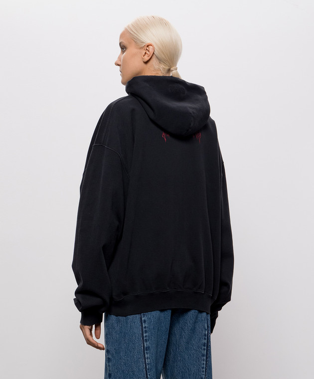 Vetements Черная спортивная куртка COF JESUS MH27ZU208Bw изображение 4