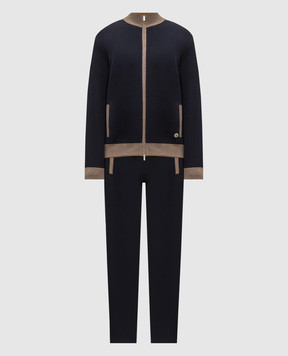 Bertolo Cashmere Синий спортивный костюм 9026330025859026340025