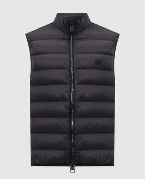 Moncler Чорний пуховий жилет L10911A00024598AL