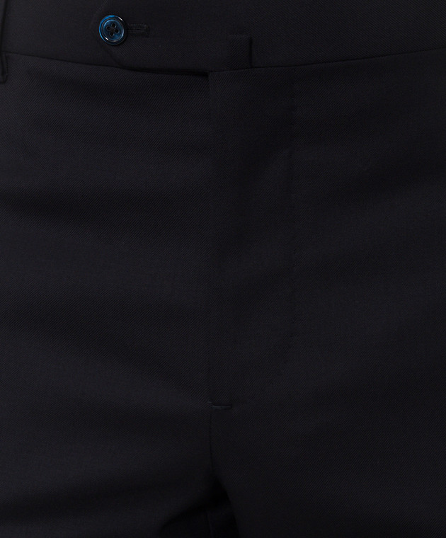 ISAIA Синий костюм из шерсти 524AFI101P9010 изображение 4