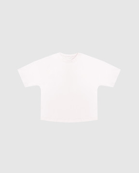 Palm Angels Дитяча рожева футболка з принтом логотипа PGAA001S26JER001