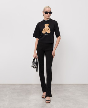 Palm Angels Чорна футболка Bear PWAA079S26JER006