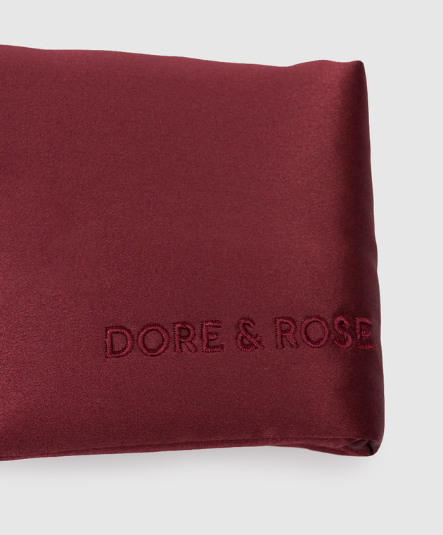 Dore & Rose Бордова маска для сну із шовку DEEPSLEEPMASK зображення 2