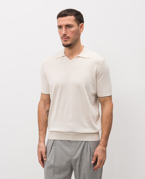 Brunello Cucinelli Белое поло M29800145