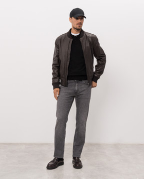 Trussardi Черное поло с окантовкой M0198000021NMK604K01