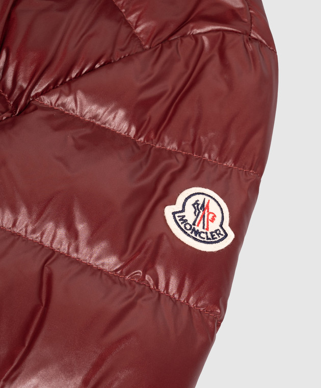 Moncler ENFANT Детский коричневый пуховик Aubert L29541A00035597Z8 изображение 3