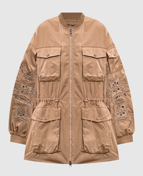 Ermanno Scervino Бежева куртка D480D705RUUJ