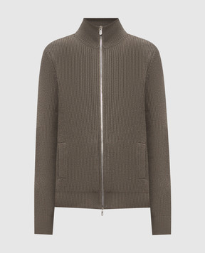 Brunello Cucinelli Кардиган кольору хакі MNI709716