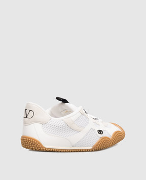 Valentino Білі комбіновані кросівки Amphibia 8W2S0NB8SDV