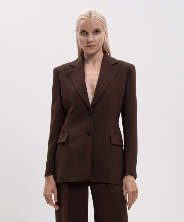 Ermanno Scervino Коричневий жакет D496I315ILM зображення 3