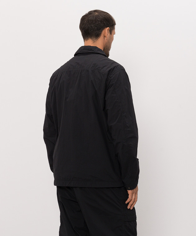 Stone Island Чорна сорочка з патчем логотипа L2S151200044S00F6 зображення 4