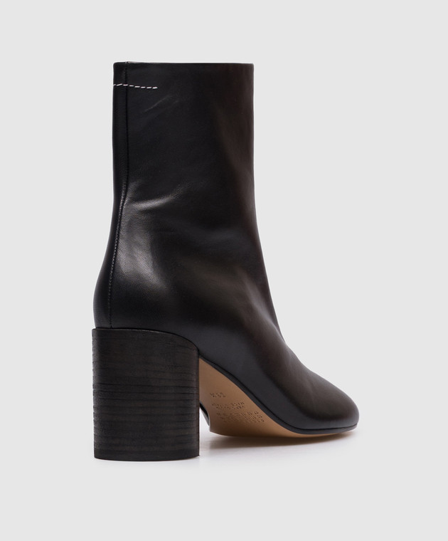 Maison Margiela MM6 Чорні шкіряні ботильйони S59WU0235P3628 зображення 3