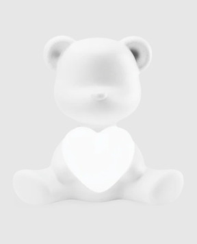 Qeeboo Біла настільна лампа Teddy Love XS 25005WH