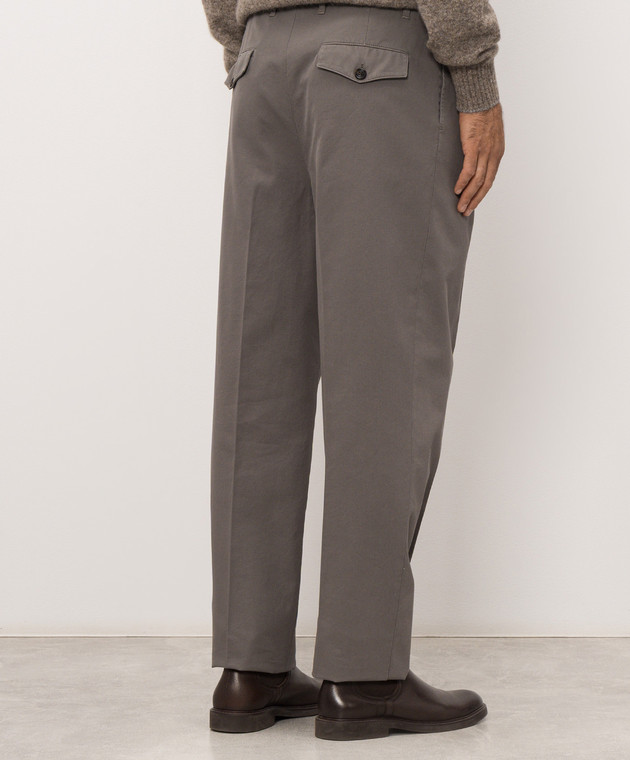 Brunello Cucinelli Серые брюки M252DS2440 изображение 4