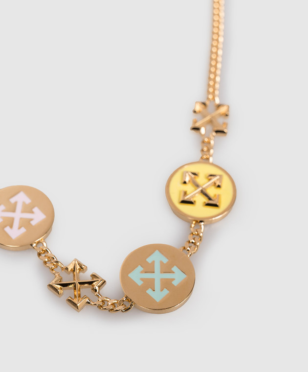 Off-White цепочка Button Arrow OWOB149S26MET001 изображение 3