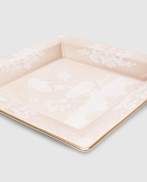 Ginori 1735 Бежевый фарфоровый поднос для мелочей 017RG02FG6836LX0245