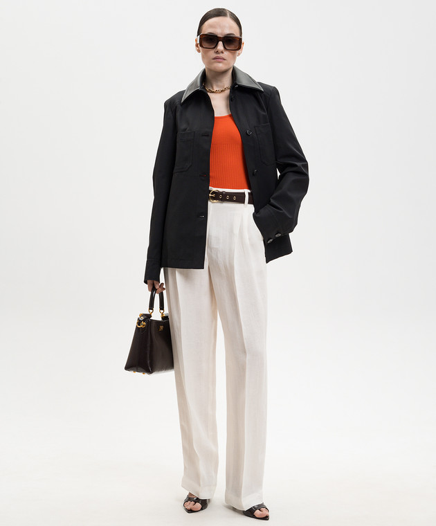 Max Mara Оранжевая майка GHIRO MXMGHIRO изображение 2