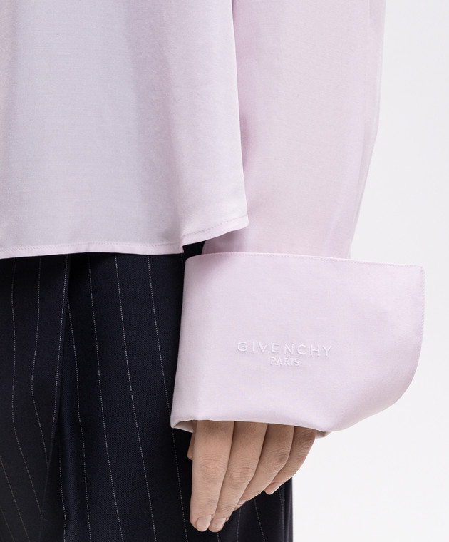 Givenchy Рожева блуза із шовку BW61NN15J0 зображення 5