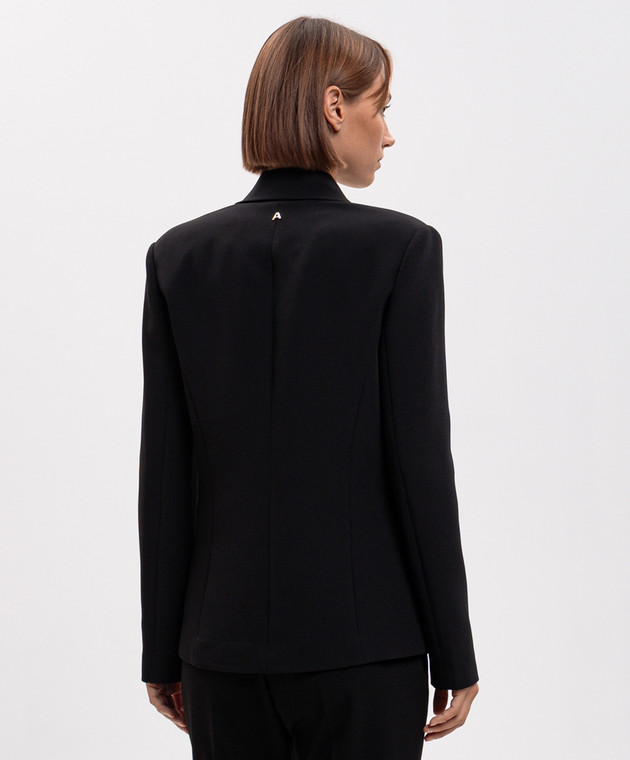 Twinset Черный жакет с акцентным воротником 262AP2343 изображение 4