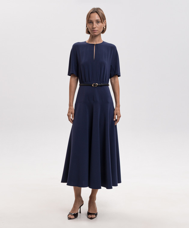 Max Mara Синя сукня міді ZORRO MSTZORRO зображення 3